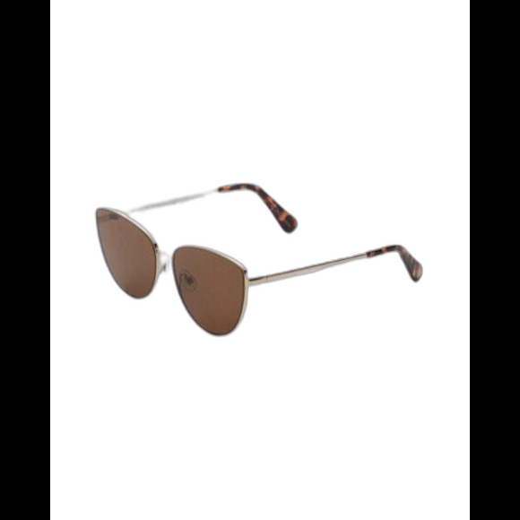 "BCBG" BCBGENERATION Gold Tone Brown Lens Aviator Sunglasses NWT - Picture 2 of 5